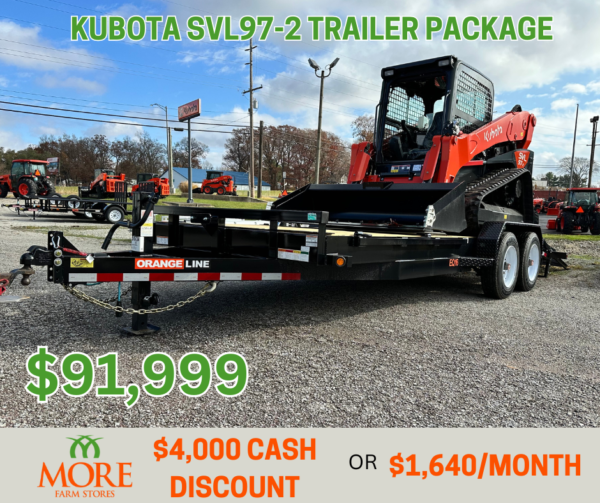 New 2024 Kubota SVL97-2 Trailer Package